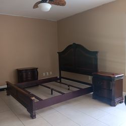 King-size Bedroom Set Bed Frame Dresser