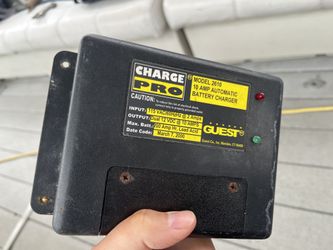 Marine Battery charger. Mounted