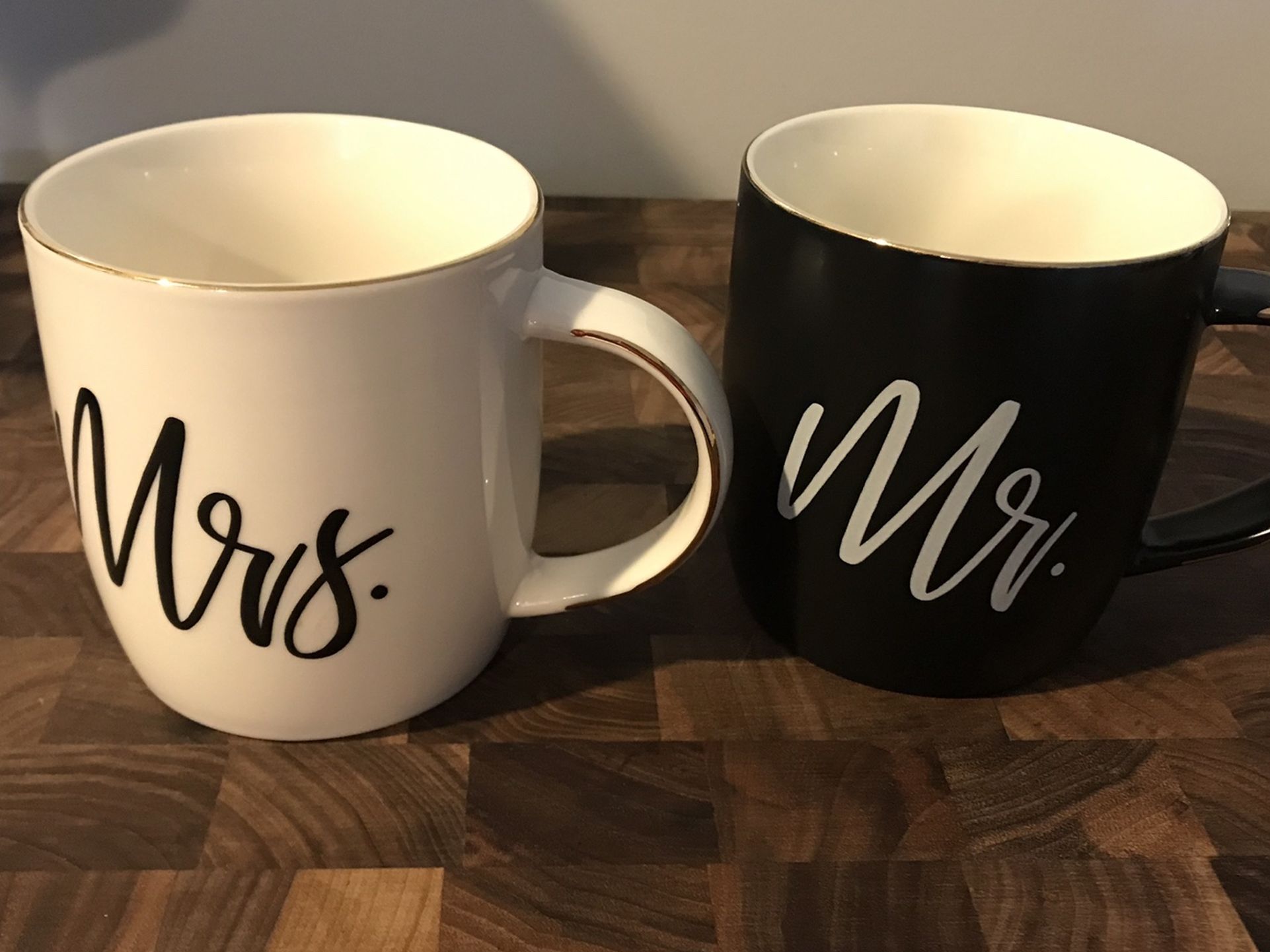 Mr and Mrs Coffee Mugs