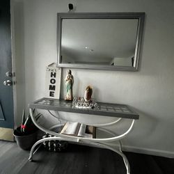Metal Entryway Table 