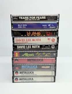 1980’s Rock Cassette Tapes **Original