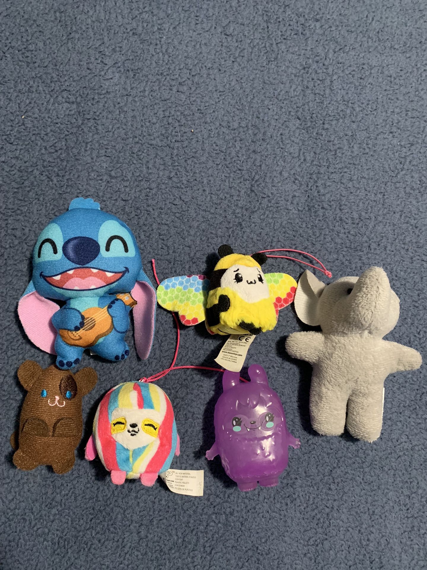 Lilo & Stitch, Bee, Elephant And Other Plushies 