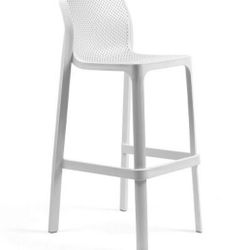New White Outdoor Bar Stools