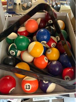 2 sets of Billiards Balls