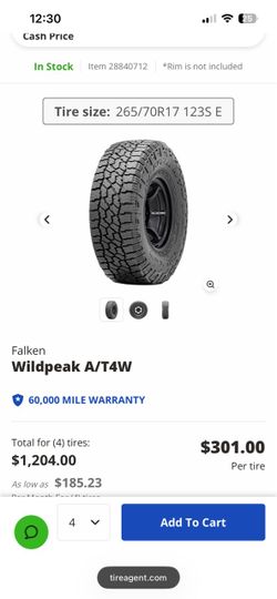 Falken Wildpeak tires
