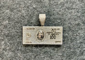 925 money pendent 100$
