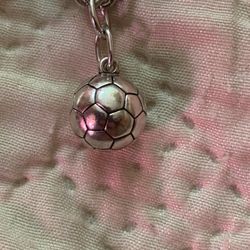 James Avery Silver Soccer Ball Charm