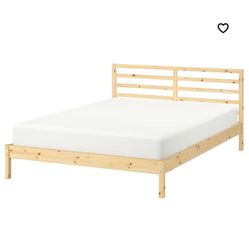 King Size  Bed Frame And 2 Night Stands - Ikea Tarva