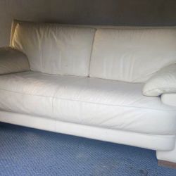 Nicoletti Italian leather loveseat