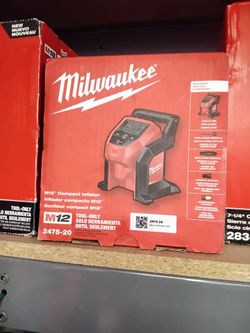 MILWAUKEE M12 COMPACT INFLATOR