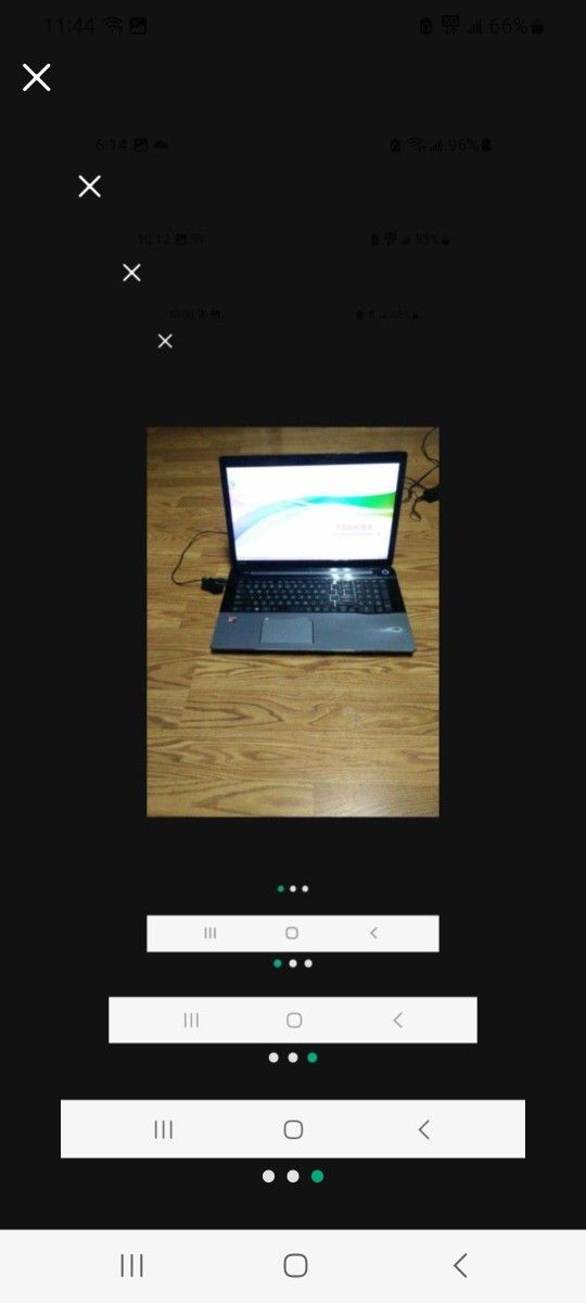 Toshiba satellite 6gb ram, 1 tb HDD, 17" inch