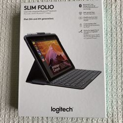 New Logitech Slim Folio For iPad 5th & 6th