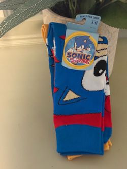 Men's Sonic Blue Crew Socks