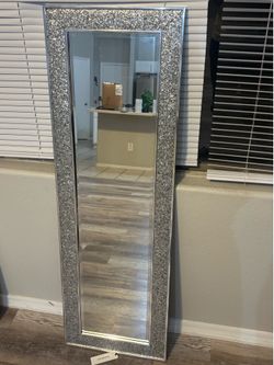 Full size, rhinestone mirror, and three rhinestone mini mirrors Full size, Rhinestone Mirror and Three Rhinestone Mini Mirrors