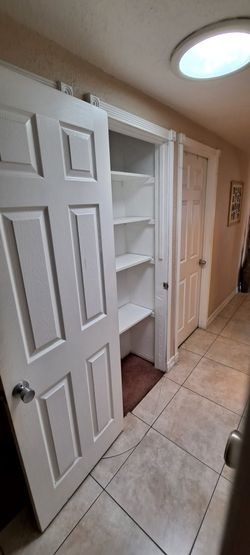 Closets/pantry