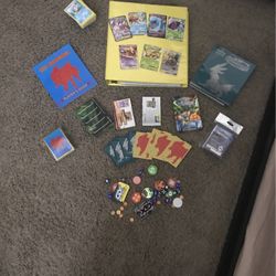pokémon cards and accessories for the game