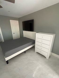 Bed and dresser