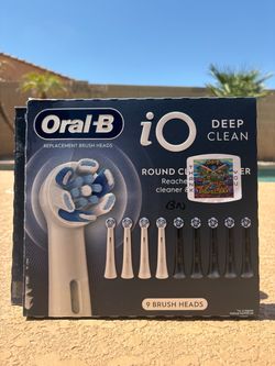 Oral-B iO Deep Clean Replacement Toothbrush Head 9-Count Brand New
