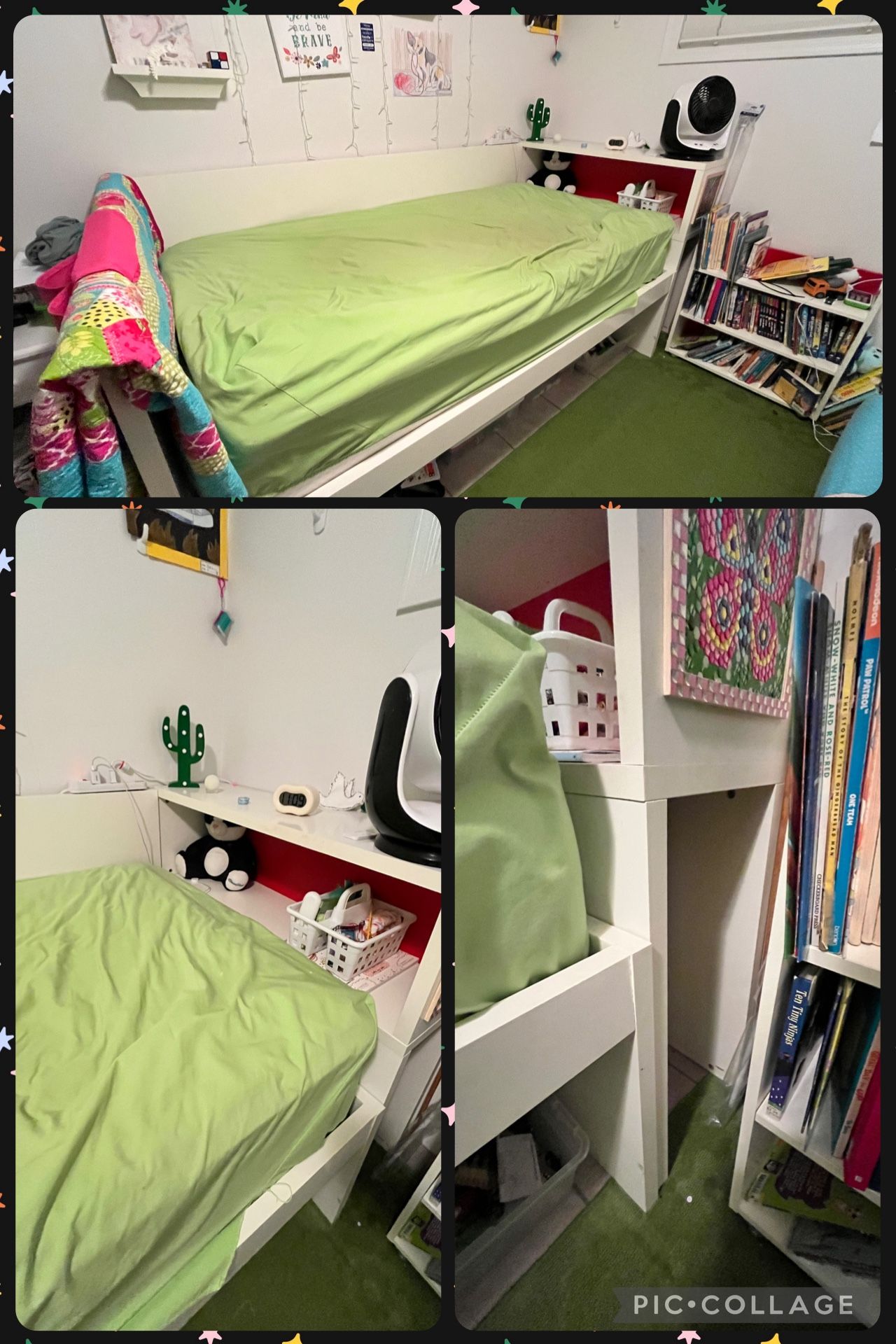 Twin Size Day Bed With Trundle And/or Storage