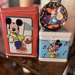 Vintage Micky Mouse Tins 