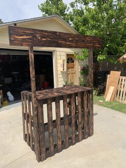Rustic Custom Refreshment Stand