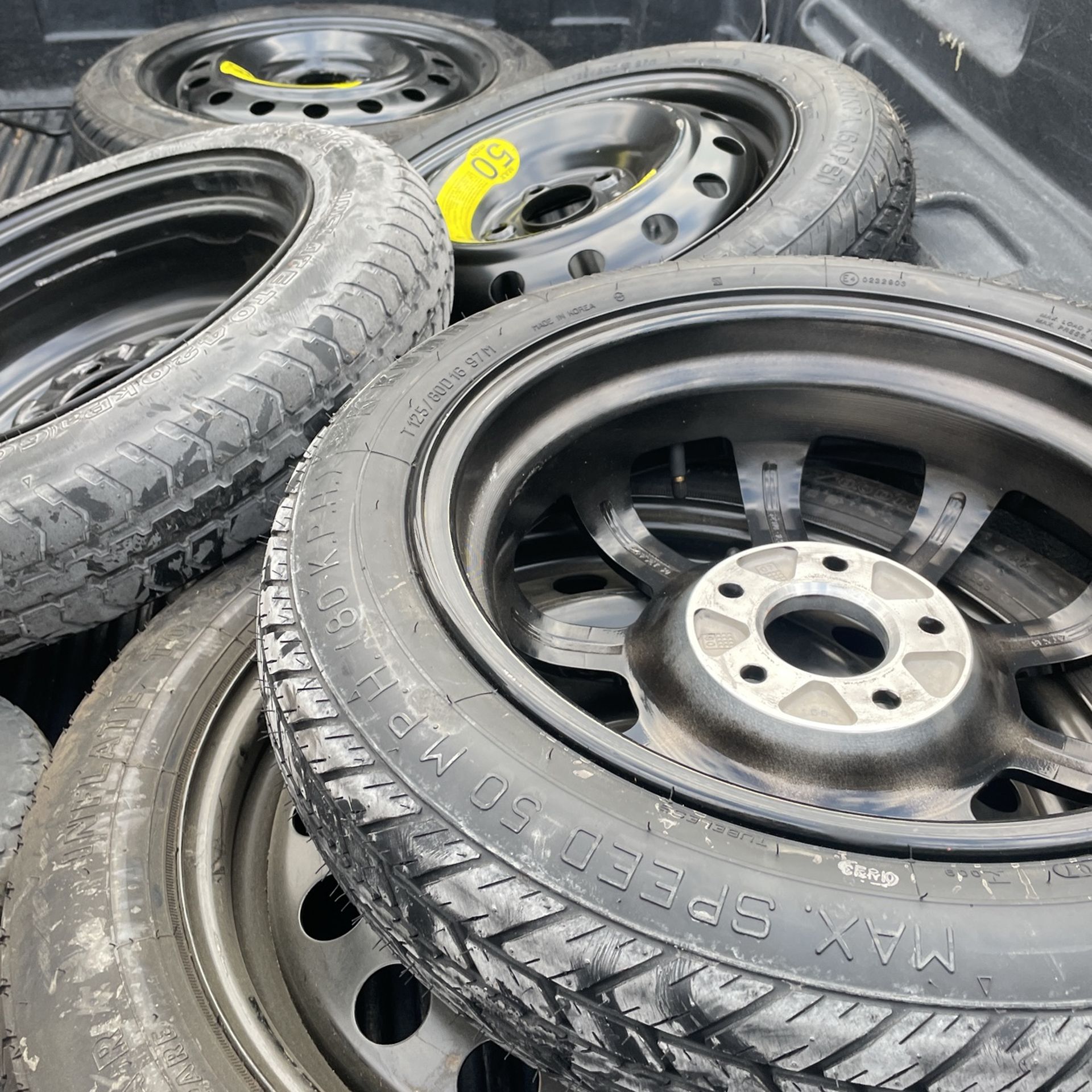 Kia Forte Spare Tire Donut Type 