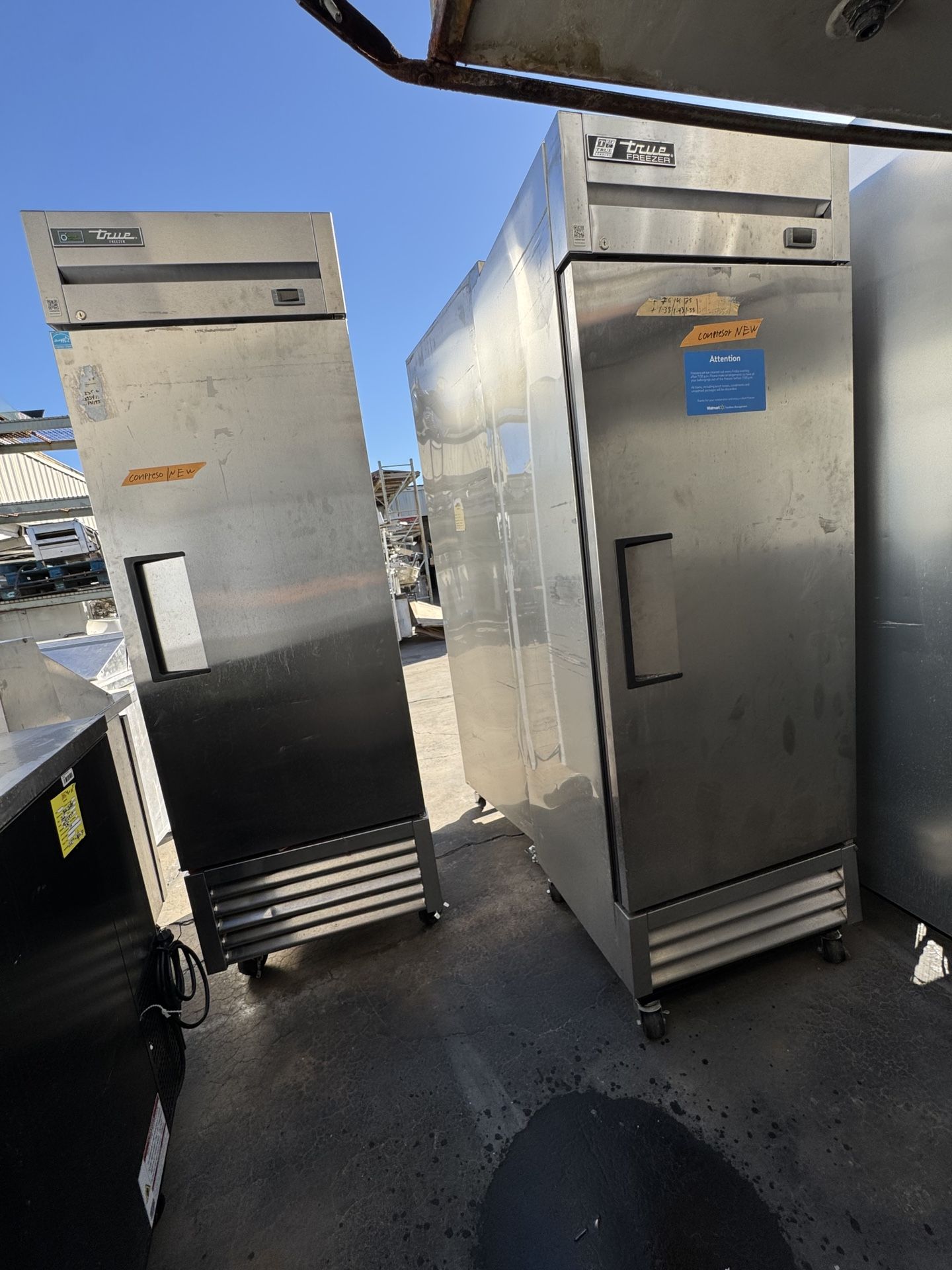 Stainless Steel True Freezers