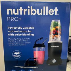 BRAND NEW IN BOX - NutriBullet Pro+ Blender (1200 Watts)