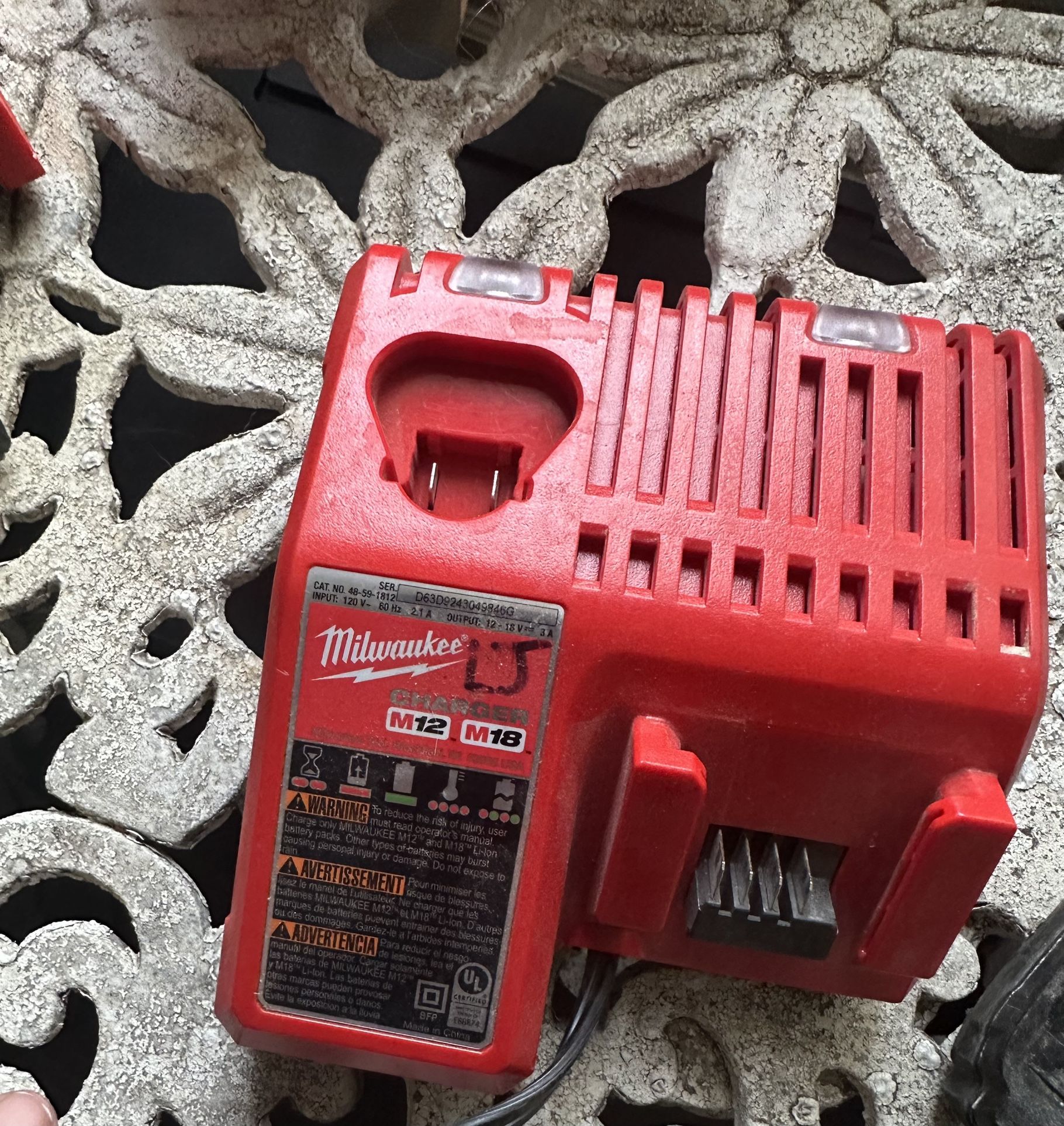Milwaukee Charger And Battery 