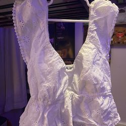 Cute White Crop top