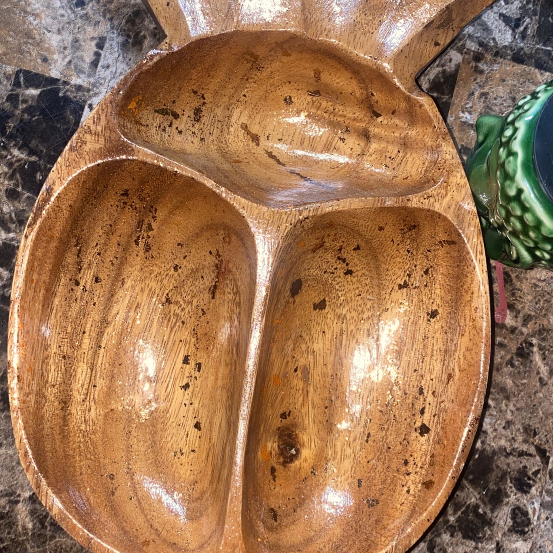 Wooden Pineapple Tray