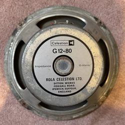 4 1982 Rola Celestion G12-80 12” Speakers [Matched Set]