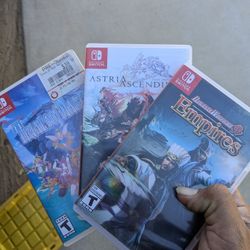 Nintendo Switch Games 3x