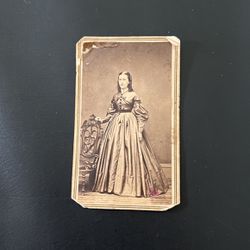 Antique 1867 Photo With Stamp