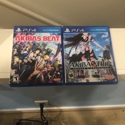 PS4 Jrpgs Akiba’s Trip  And Akiba’s Beat 