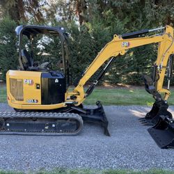 2023 Caterpillar 303.5 Excavator - 2 Buckets - 360 Hours - 8K Weight