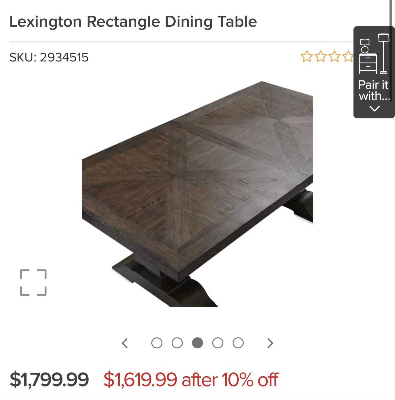 Lexington Rectangular Table