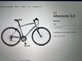 Fuji absolute 2.0 hybrid bike new arrivals