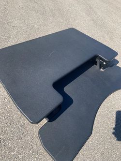 Black Standing Desk Converter Riser