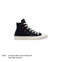 NEW Converse Chuck Taylor High Tops – Cherry Print (Women’s 8) No Box