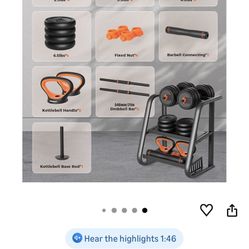 Feierdun Adjustable Dumbbell Set 