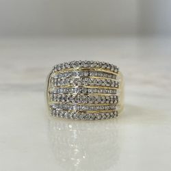 10k Gold Diamond Ring