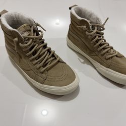 Beige Vans Sk8-Hi MYE 
