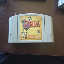 Nintendo 64 Zelda Game.