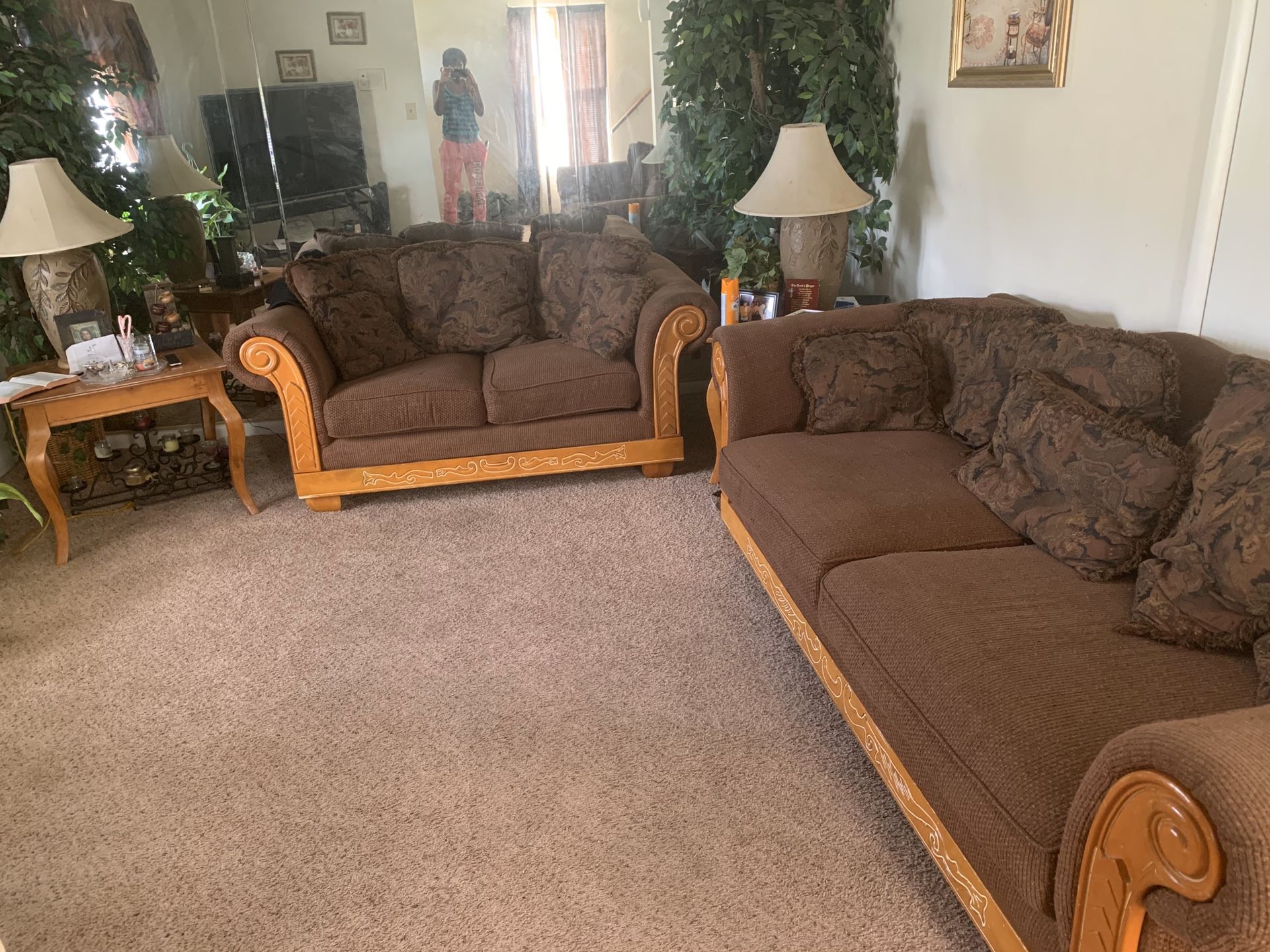 Six piece living room set