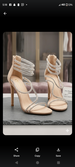 Beige Stilettos
