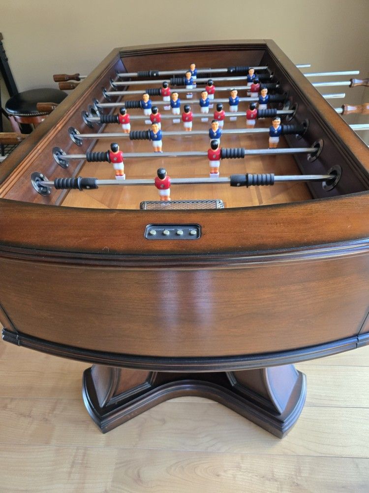 Beautifully Solid Wood Foosball Table, Like New