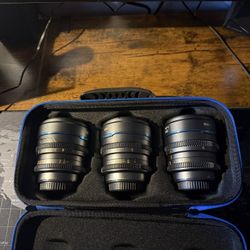 SIRUI NightWalker E-Mount 3-Lens Bundle (24mm, 35mm, & 55mm)