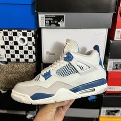 Jordan Military Blue 4s size 11 USED But Clean 