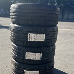 21” Tesla Model S Oem Factory Original Tires Continental Foam Inside Brand New Set Of 4 